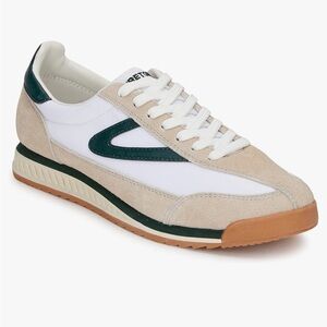 TRETORN women's Rawlins Casual Lace-Up Sneakers white/green